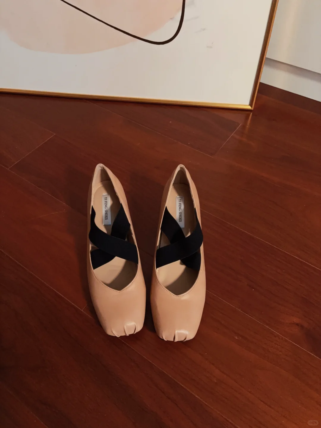 巨显高显腿长的猪鼻子芭蕾舞鞋！脚感巨软~