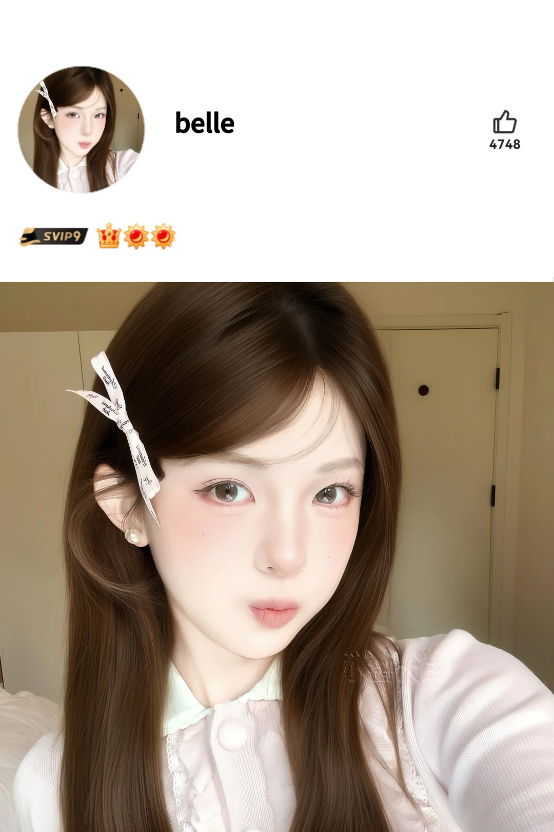 两张甜美女头 分享噜～