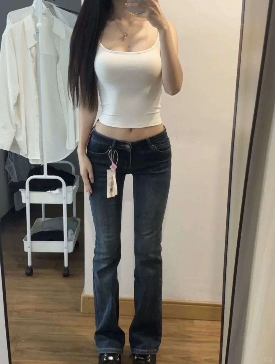 popchee 四条低腰牛仔裤测评