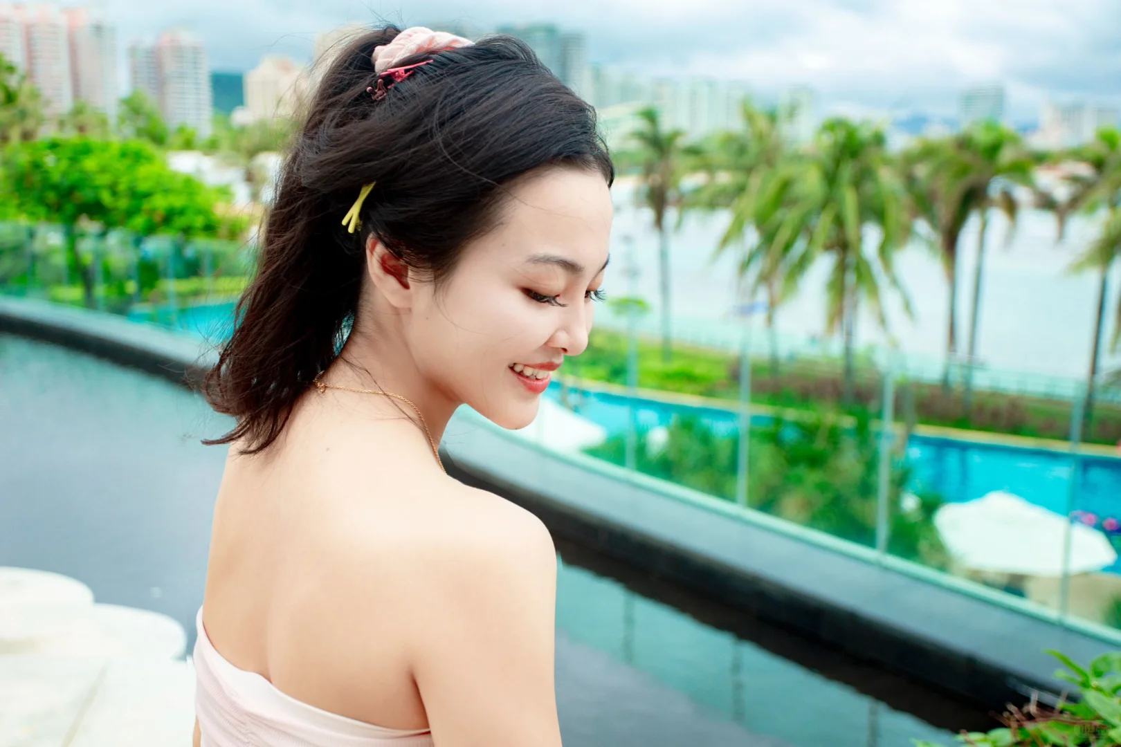 普拉提女孩👧🏻｜海边运动风穿搭