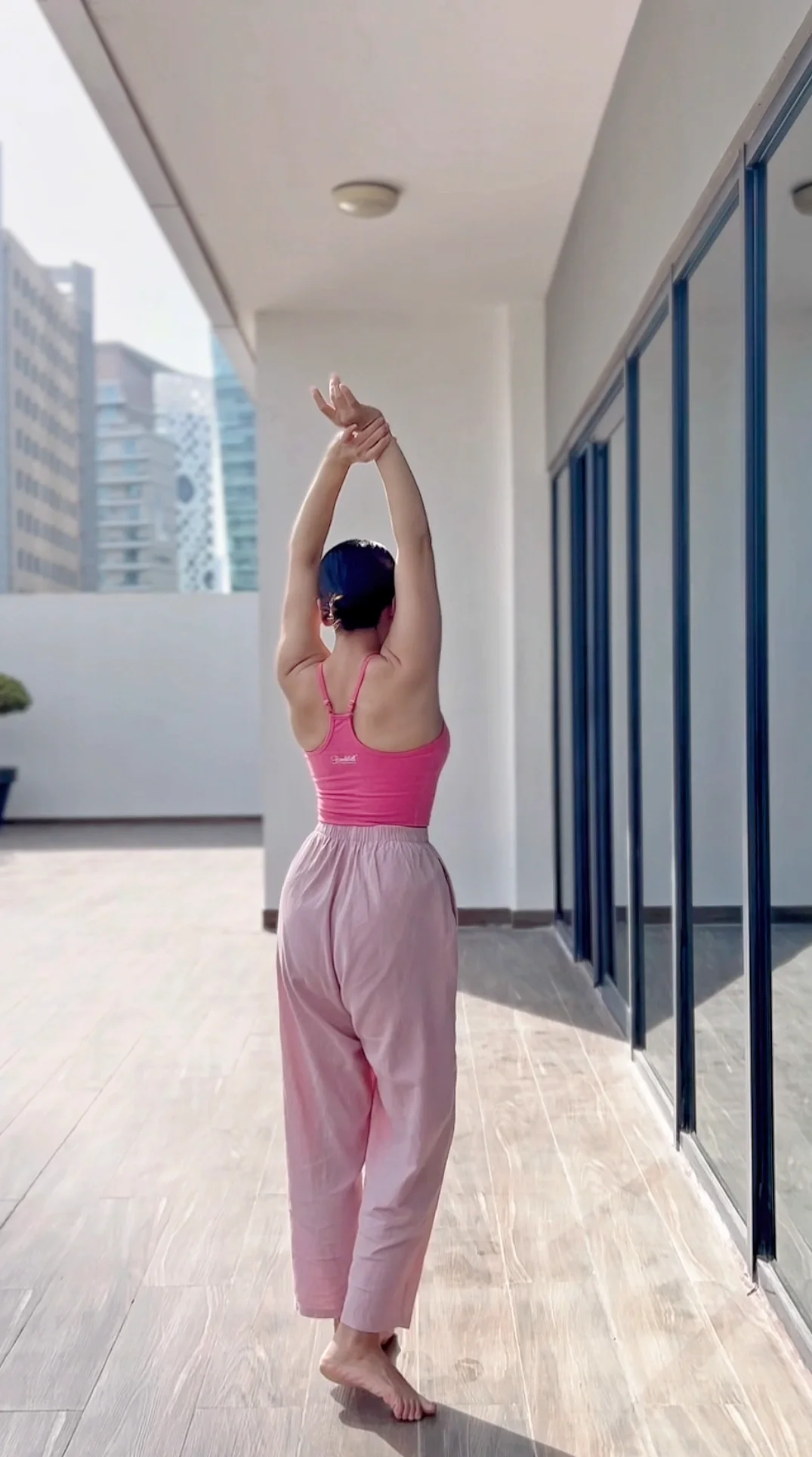 练完瑜伽后的身心感受……