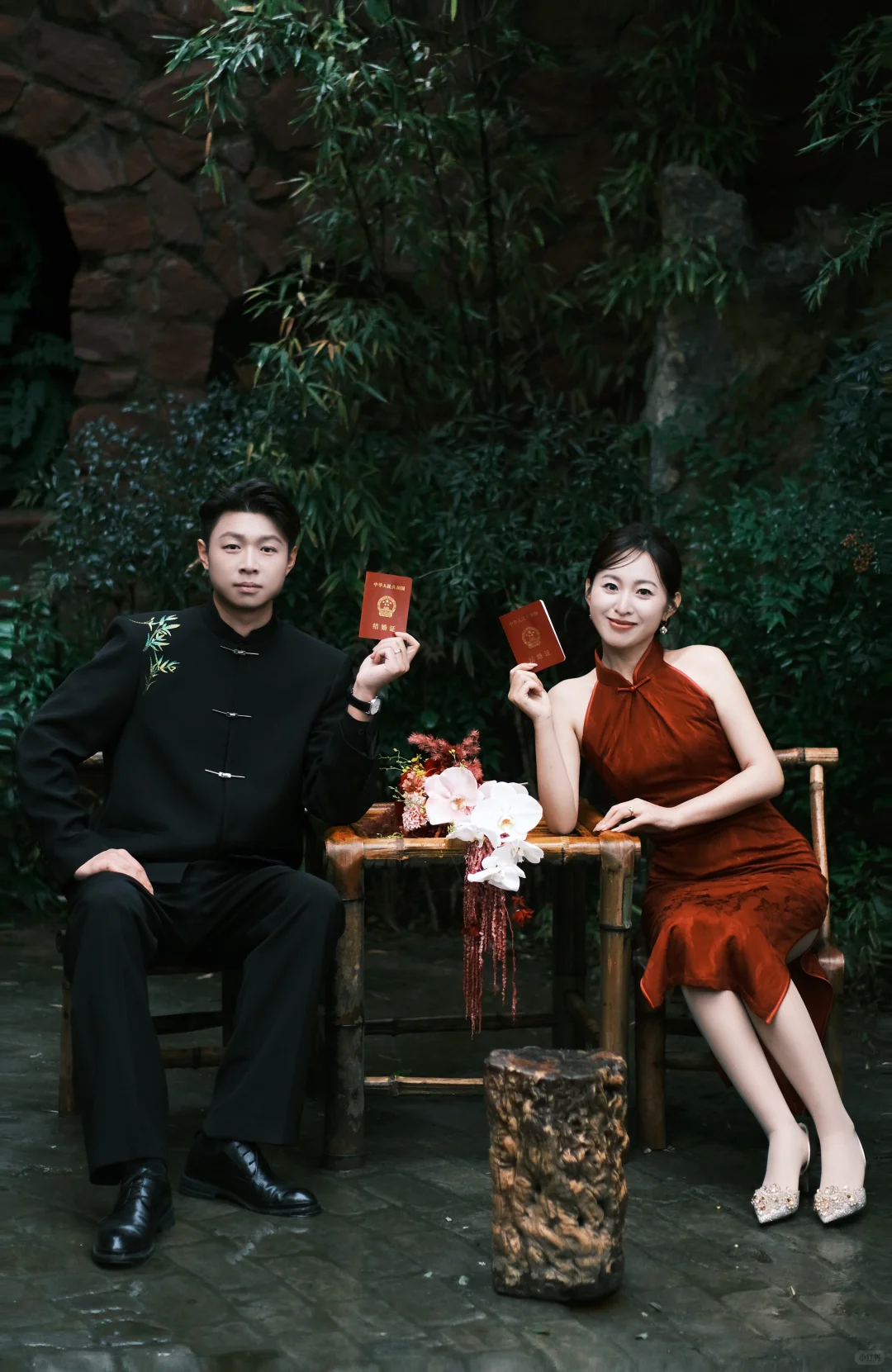 原来穿旗袍去领证更有仪式感