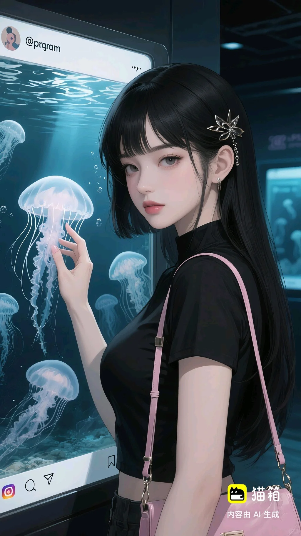 🐱即梦分享【3.0】美女/水母/壁纸