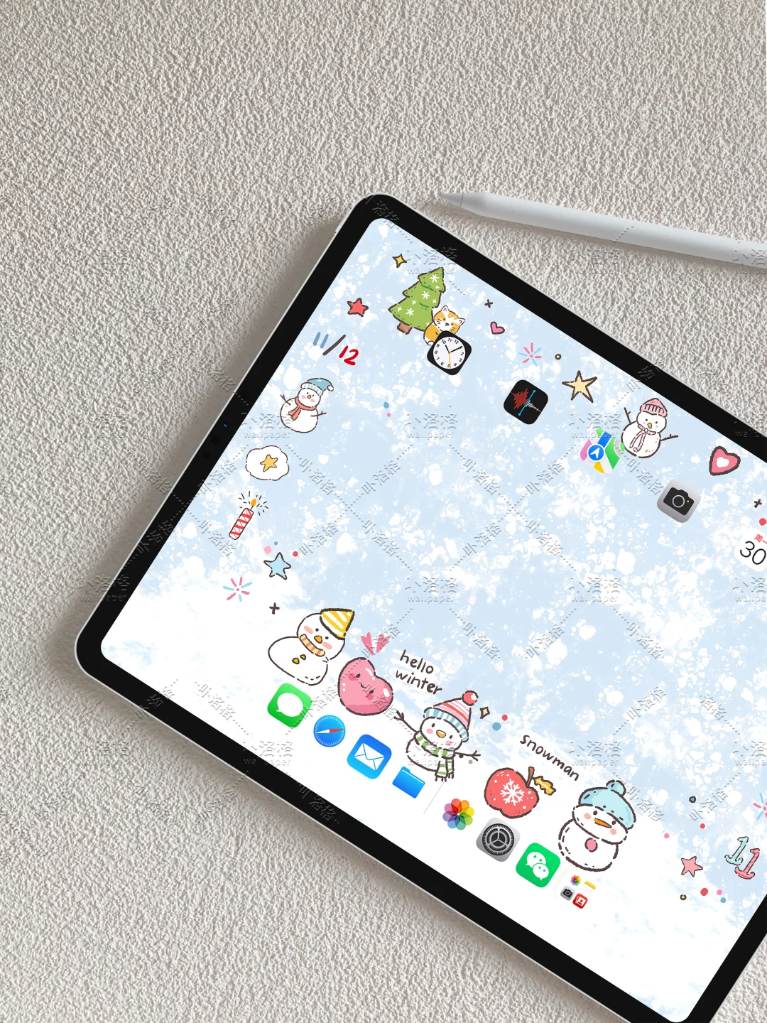 冬日可爱｜iPad壁纸✨⛄️