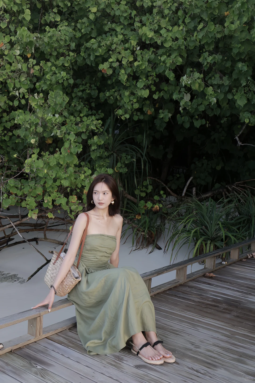 一些松弛的海岛穿搭