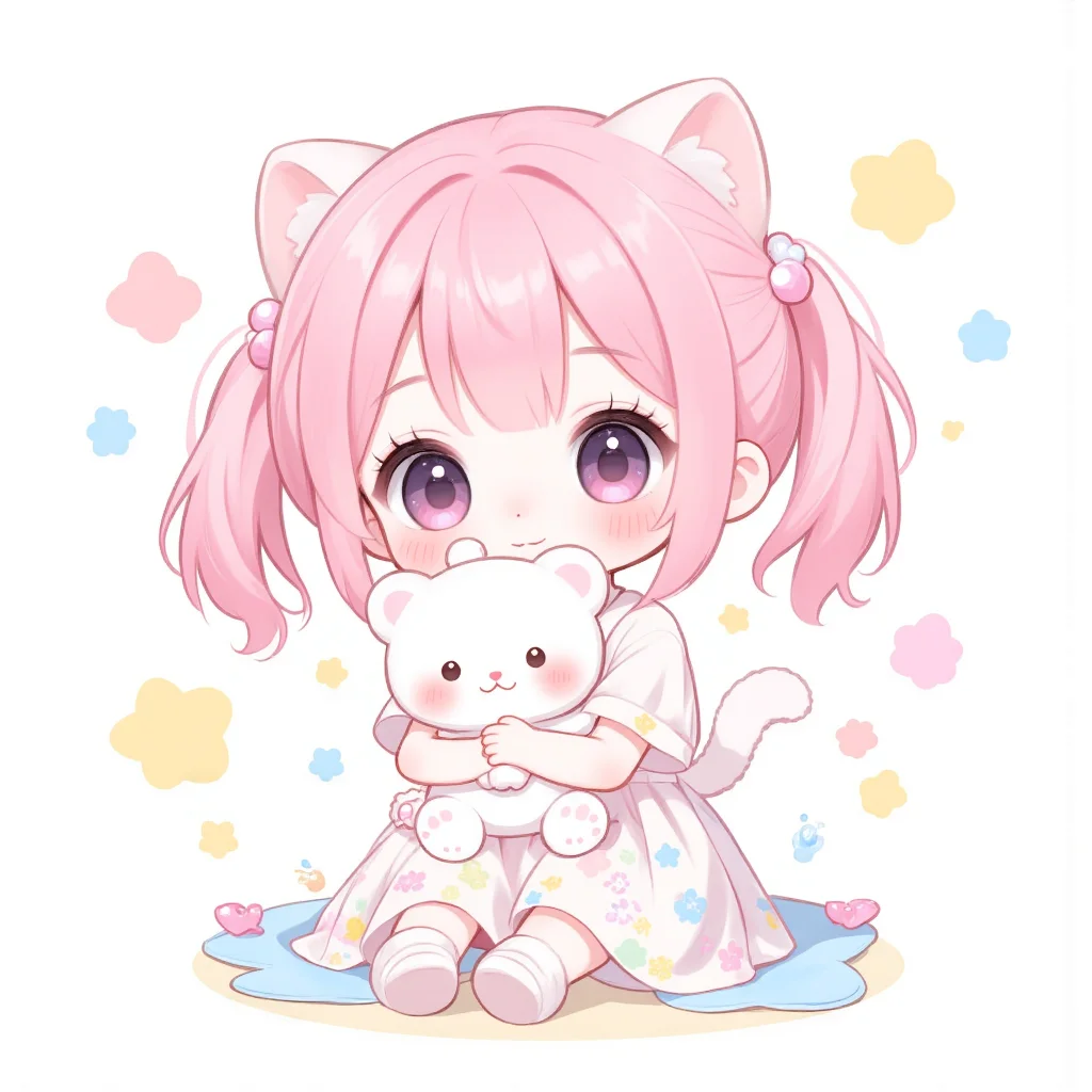 粉色梦幻：甜美与治愈的童话世界