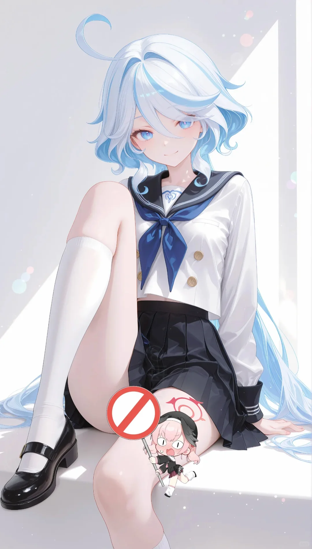 手机壁纸推荐『白丝玉腿篇』