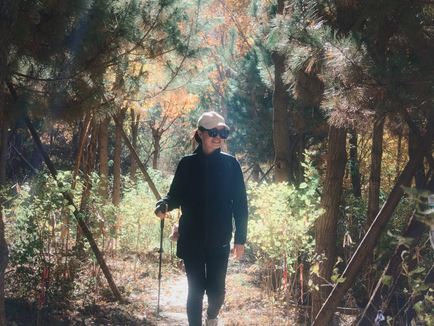 工科女研首次体验徒步就爱上了