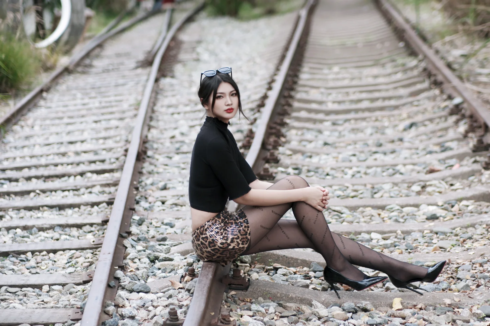 御姐拍照姿势第二波