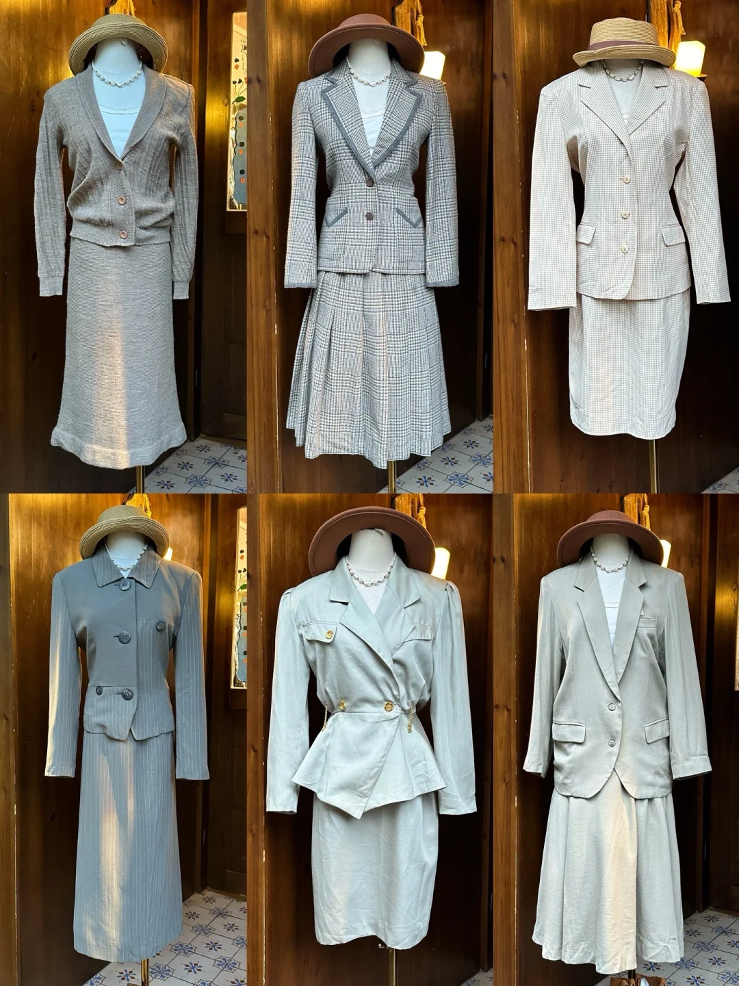 秀场回顾〰️穿梭在90s罕见的Vintage套装！！！！