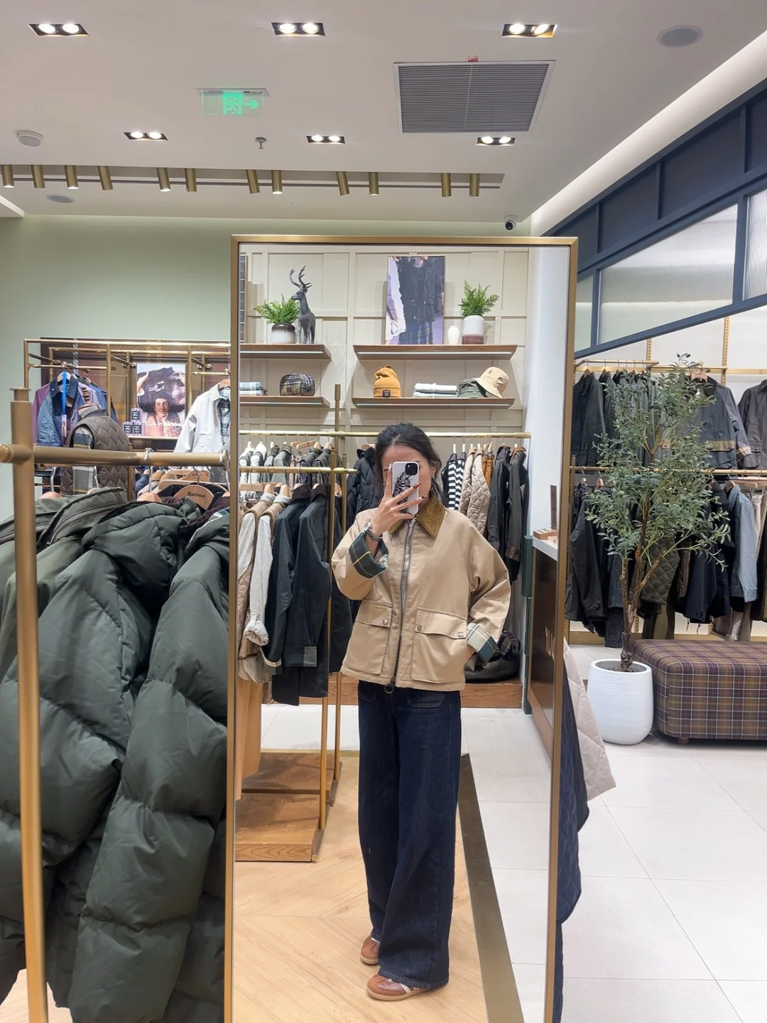 Barbour | 女款轻薄无蜡棉服