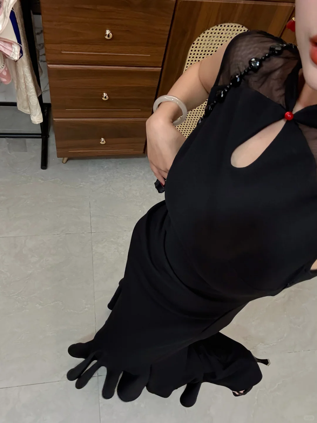 因为后背爱上这件旗袍～