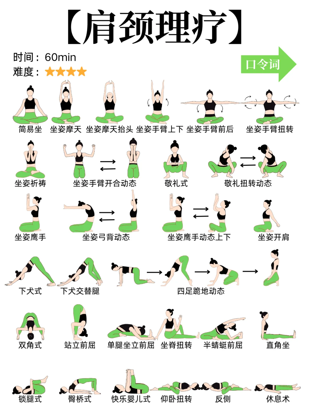 整整18套‼️瑜伽排课模板！🉑直接拿去用