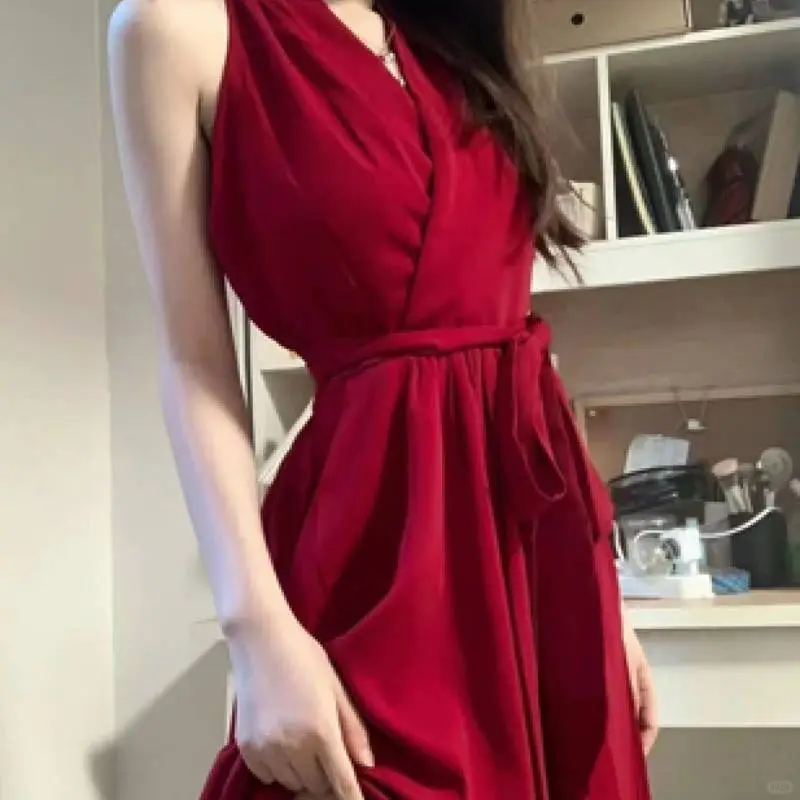 💃柔纱绑带御姐长裙｜时光里的纯欲诗篇