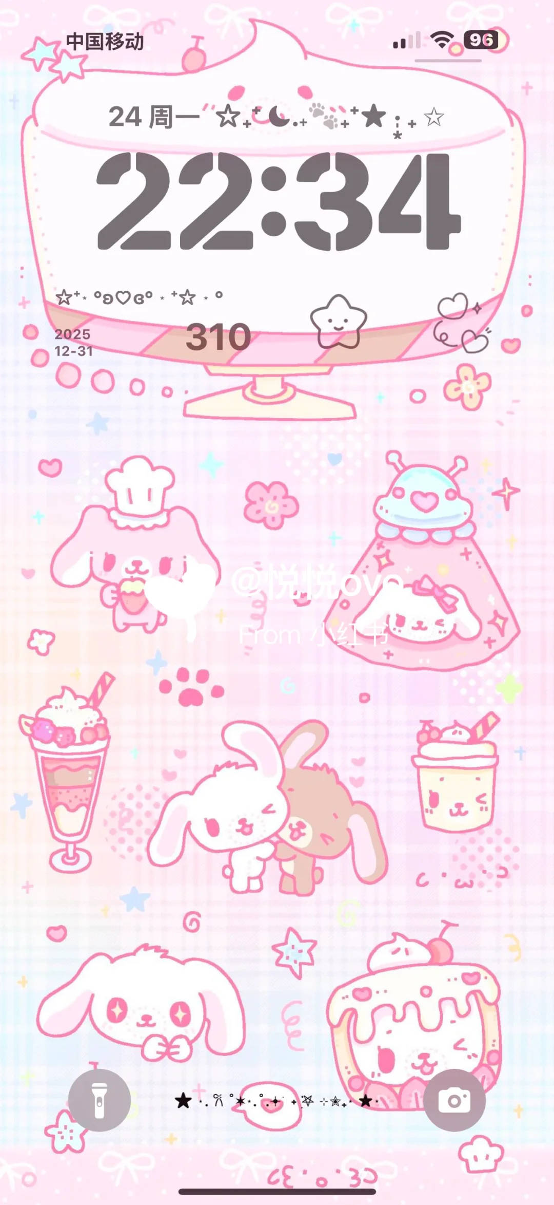 🫧•͈ᴗ⁃͈今日可爱锁屏壁纸分享★