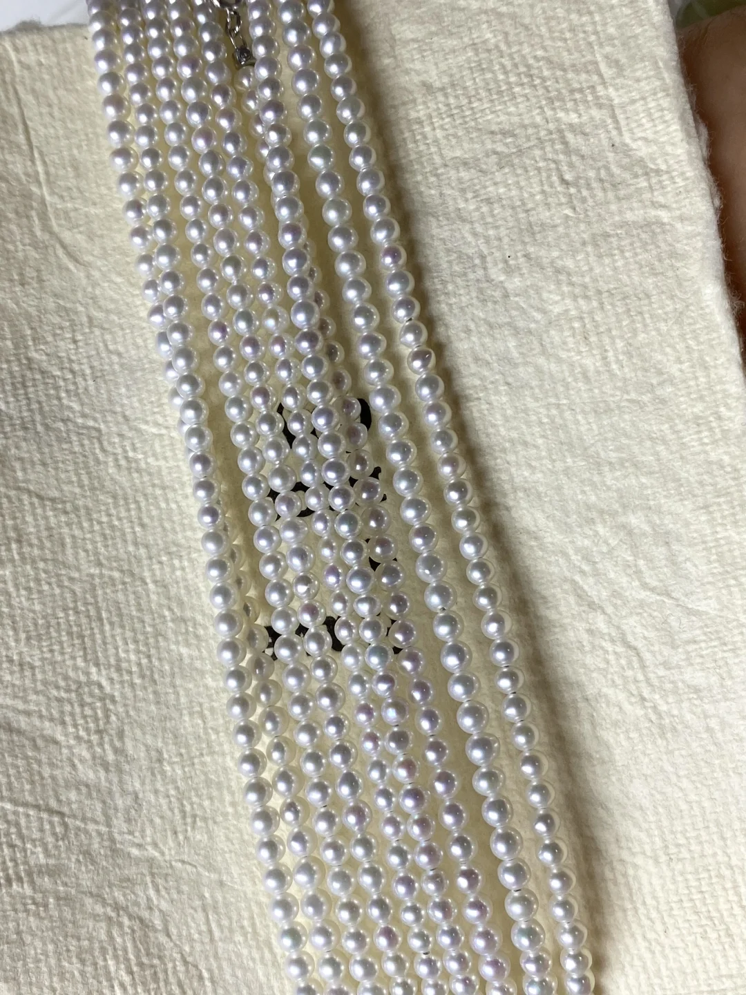 天然淡水珍珠项链3-3.5mm 两位数超级福利！
