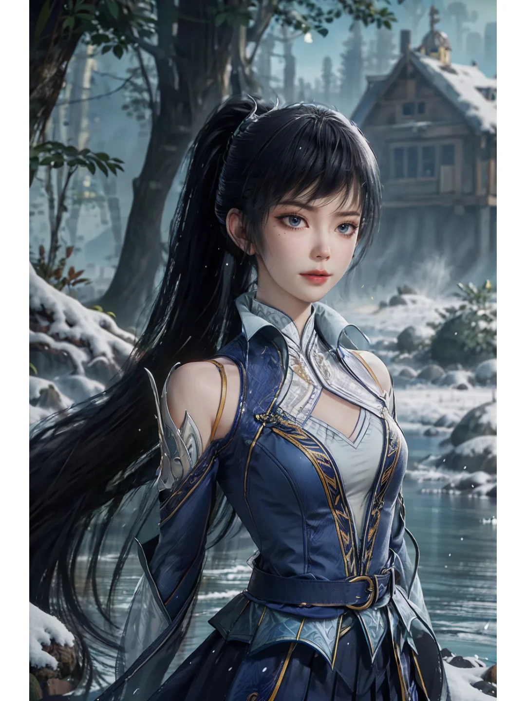 AI绘图分享-绝世唐门唐雅