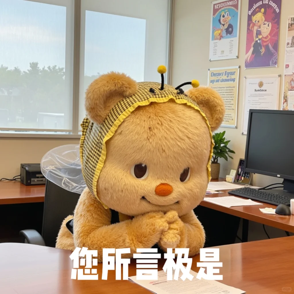 黄油小熊 | 是谁还没有打工人专属表情包