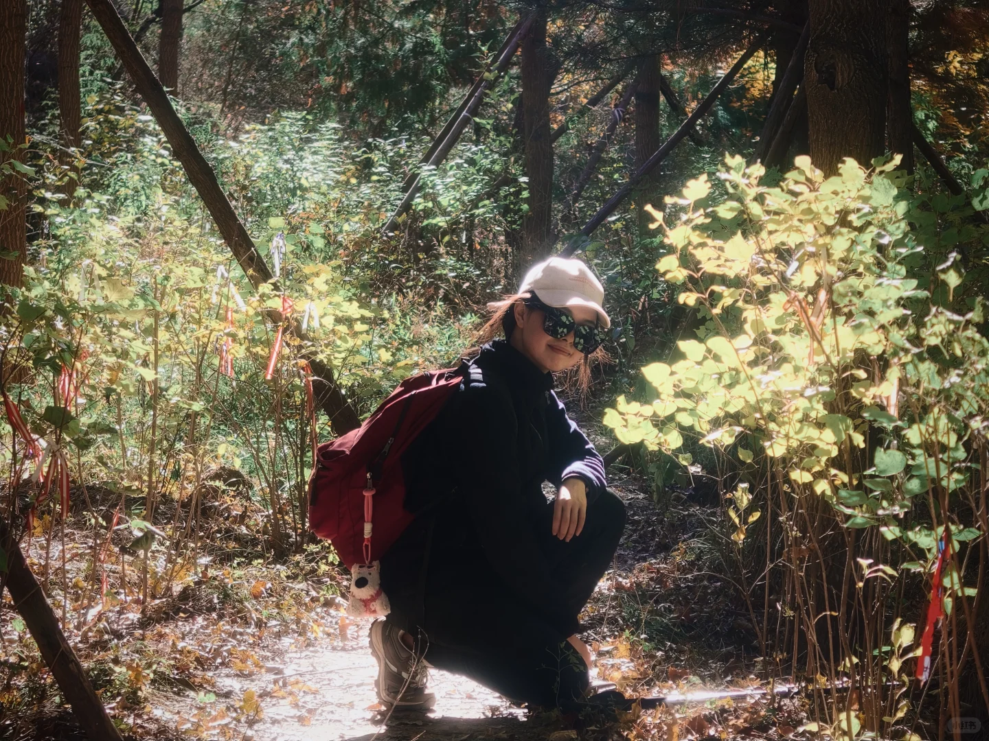 工科女研首次体验徒步就爱上了