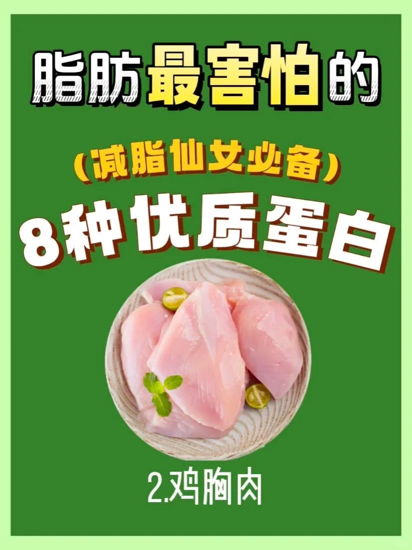 适合减肥期间吃的8种优质蛋白！减肥必看！