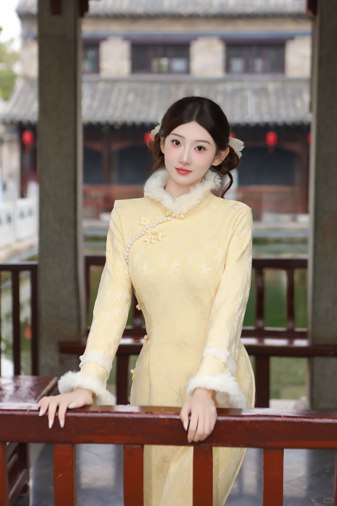 来济南拍秋冬旗袍啦