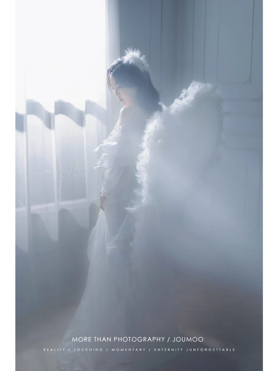 拍了超仙的天使写真，选哪个做封面呢