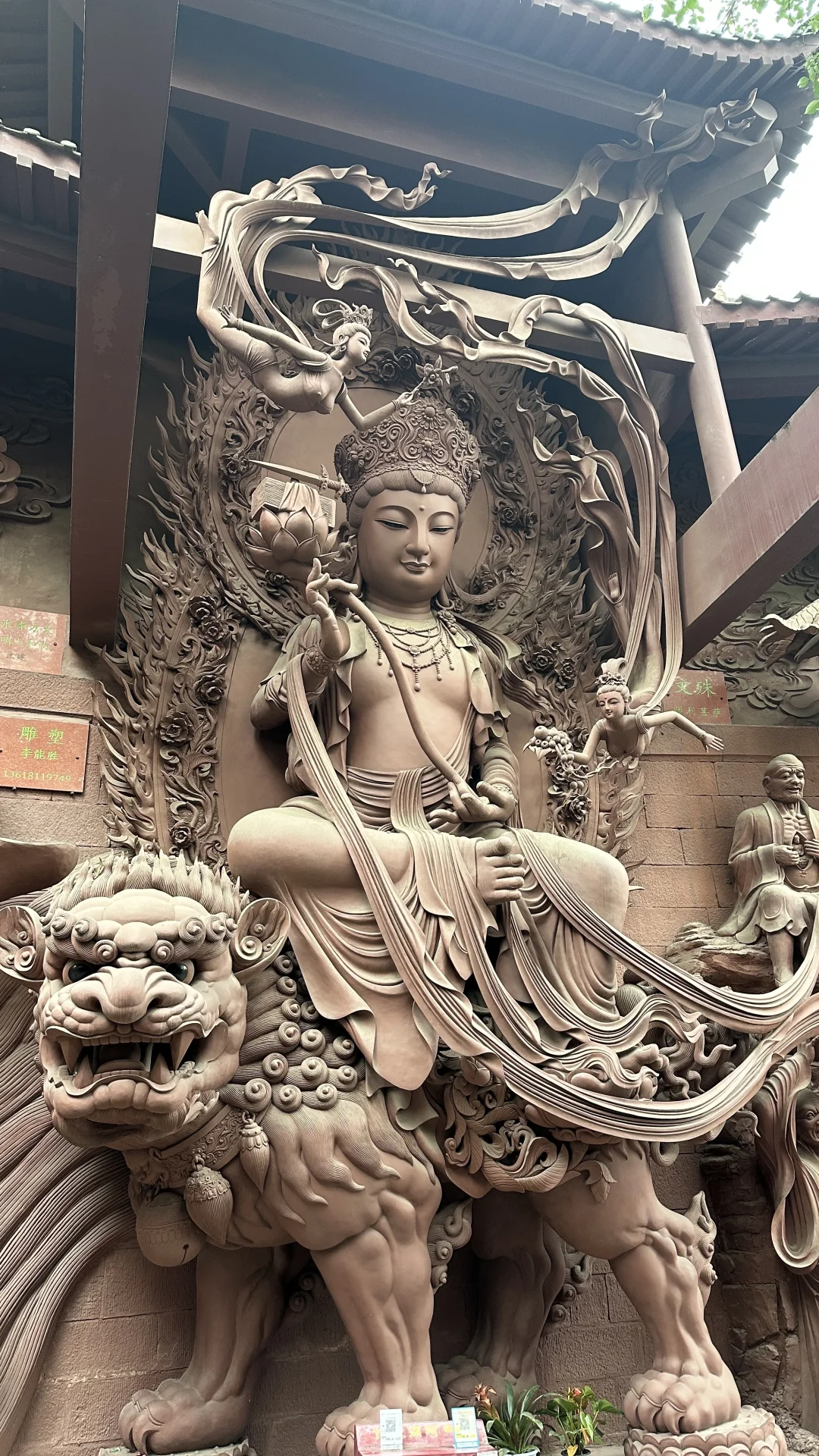 绵阳圣水寺泥塑3