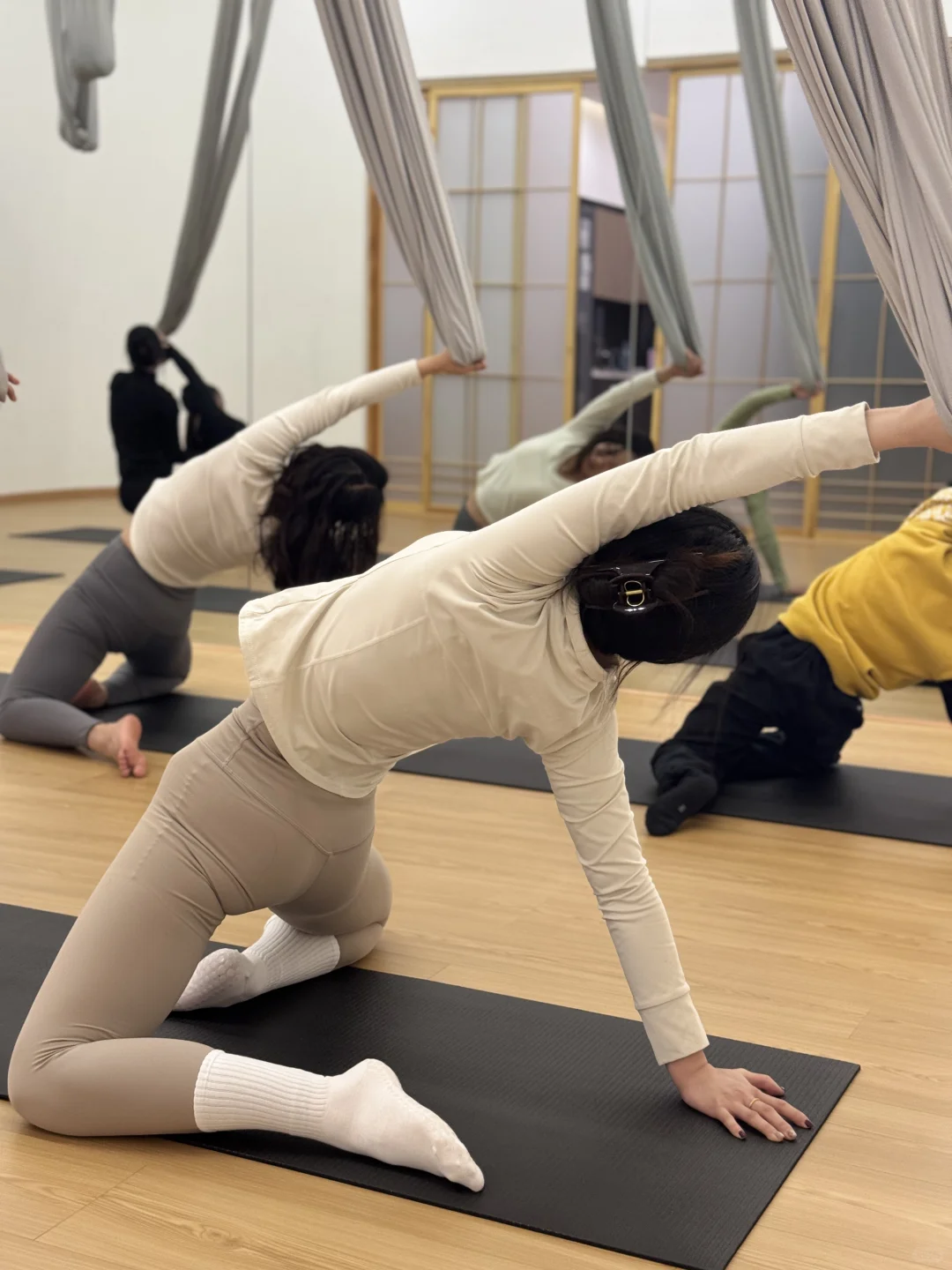 今日份空中瑜伽初体验