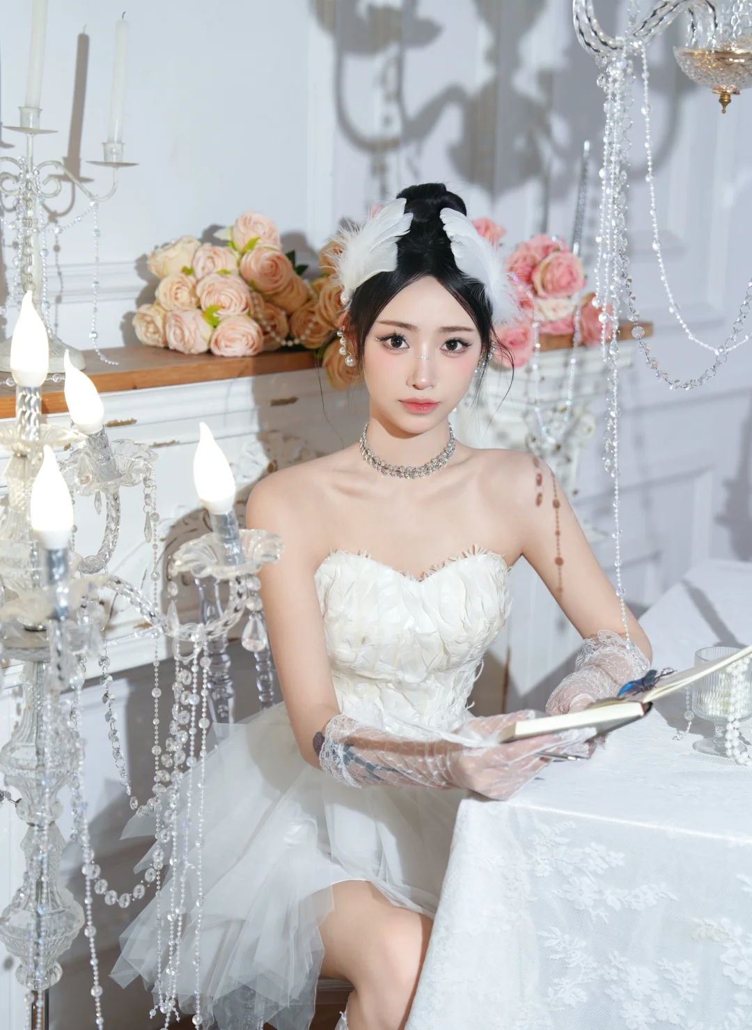 “白色天使 愿神明偏爱”✨