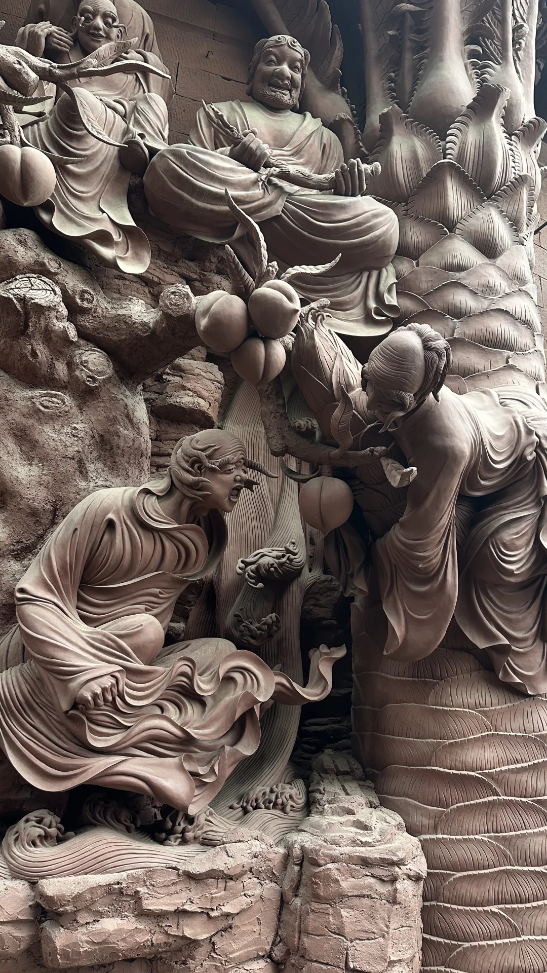 绵阳圣水寺泥塑3