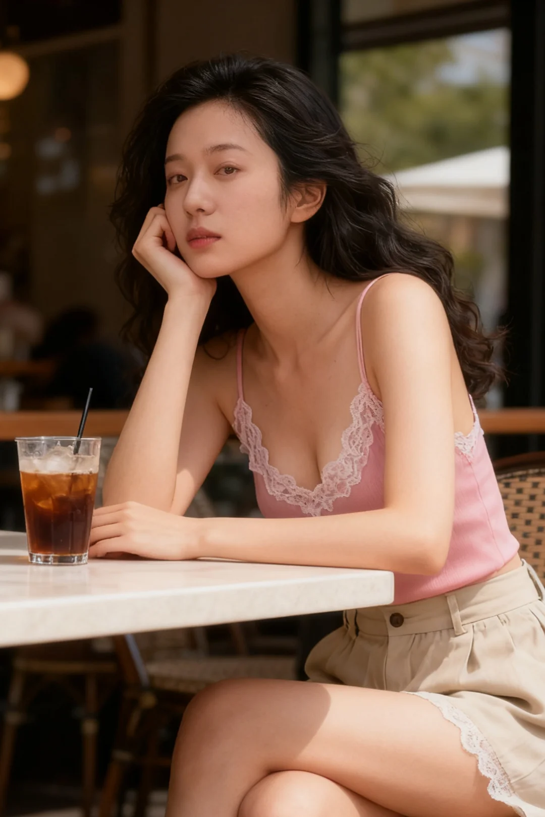 粉嘟嘟的小吊带，真是ＹＹＤＳ……