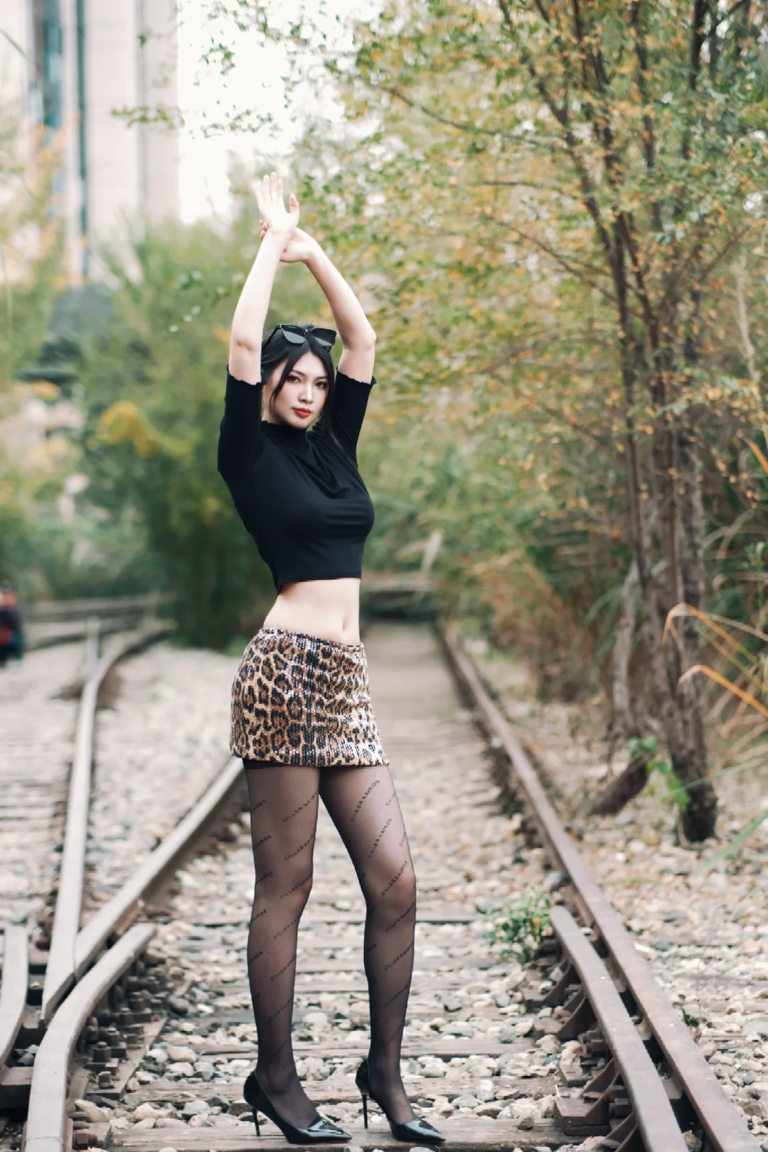 御姐拍照姿势第二波