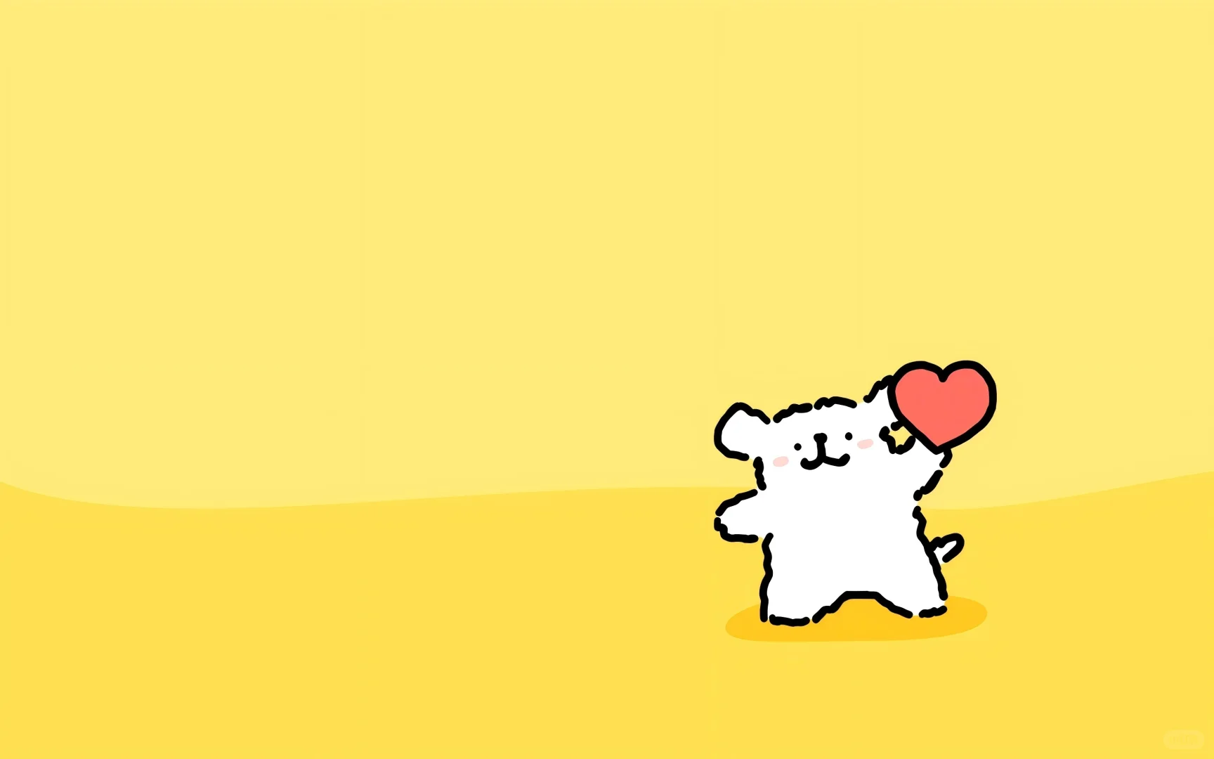 Share I 线条小狗高清壁纸【4K超清】