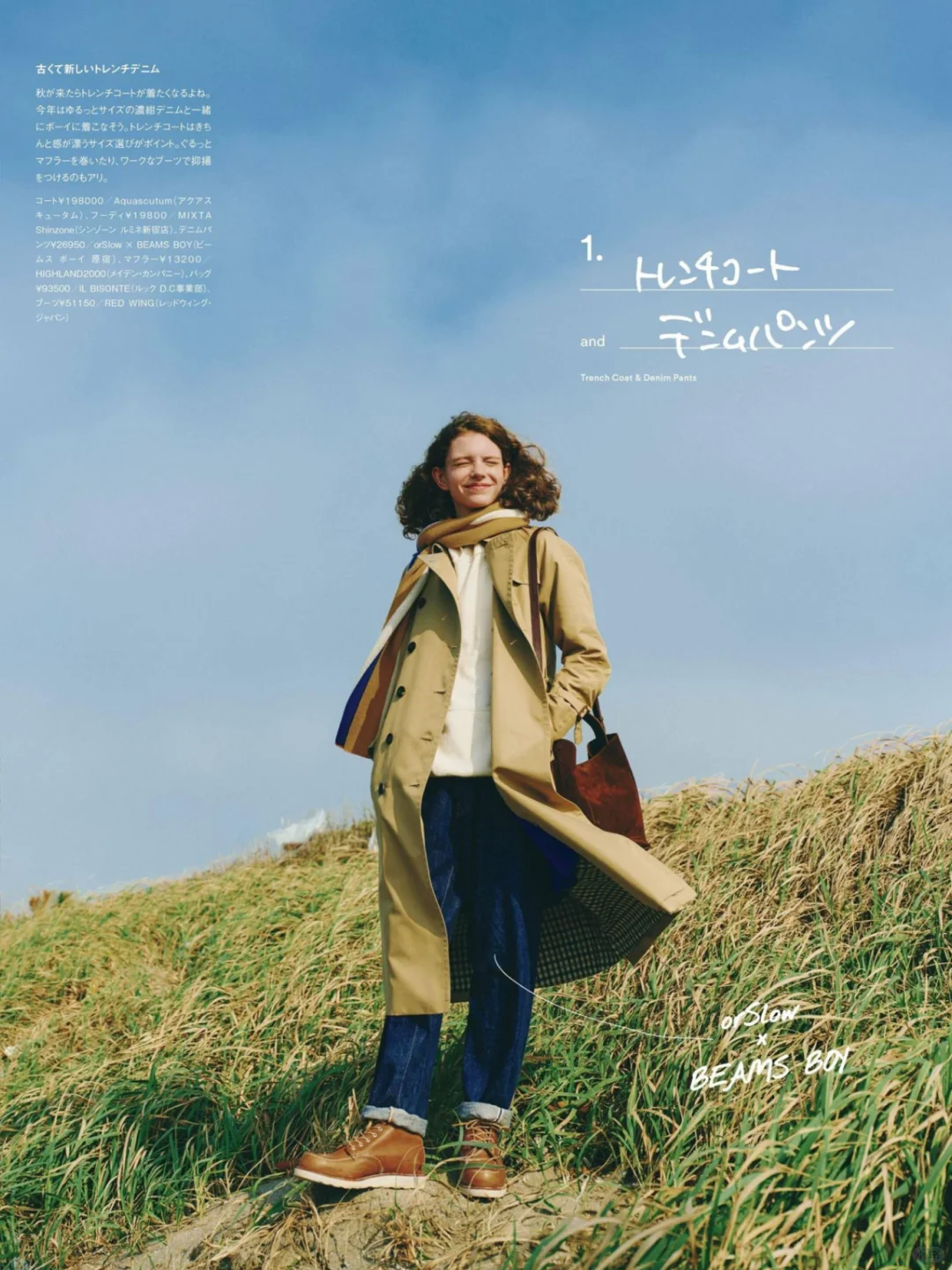 秋冬日杂学院慵懒少年感穿搭灵感