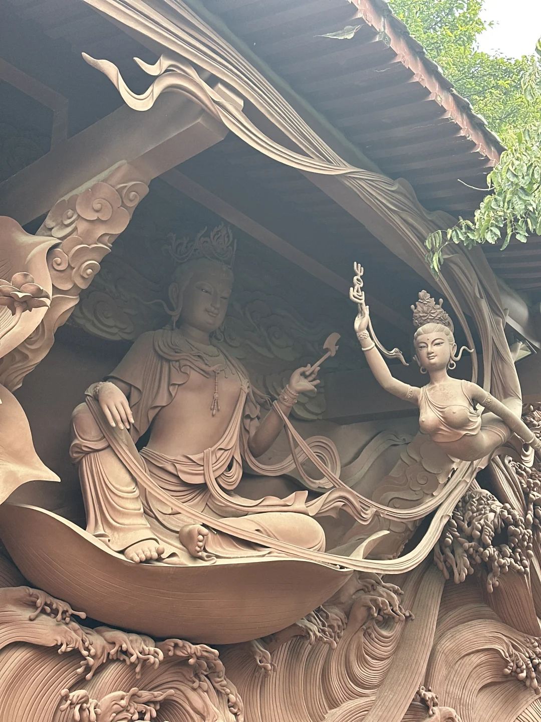 绵阳圣水寺泥塑3