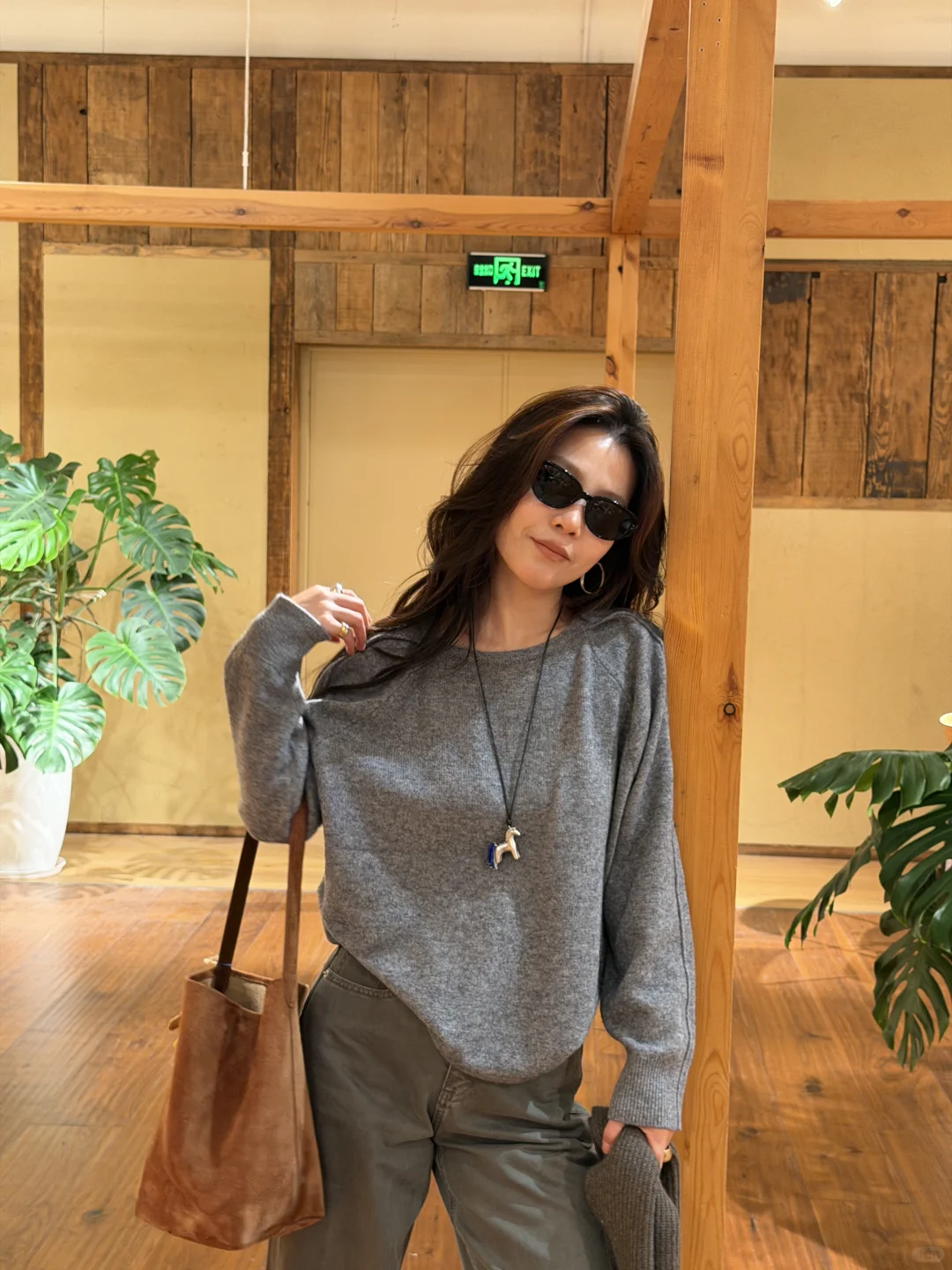 毛衣的慵懒自在！