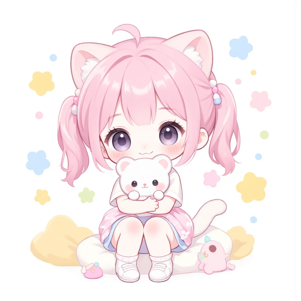 粉色梦幻：甜美与治愈的童话世界