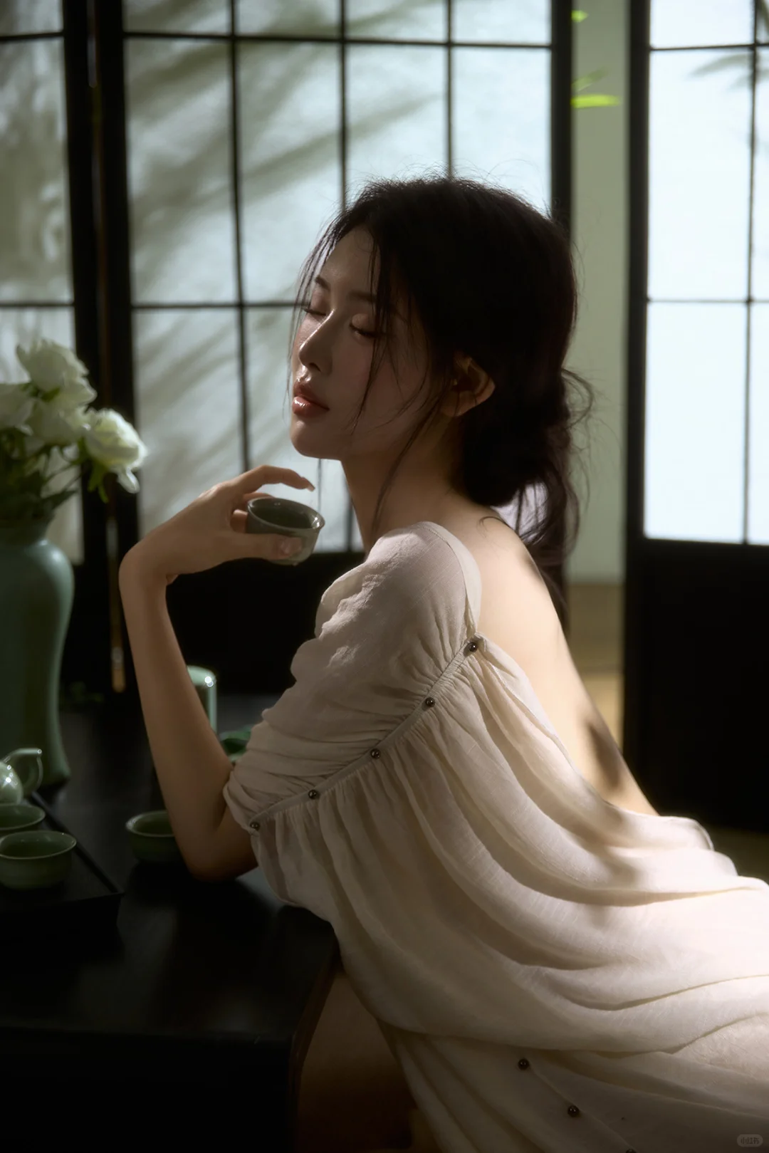 🍃🍃「竹影婆娑」清冷感纯欲私房写真