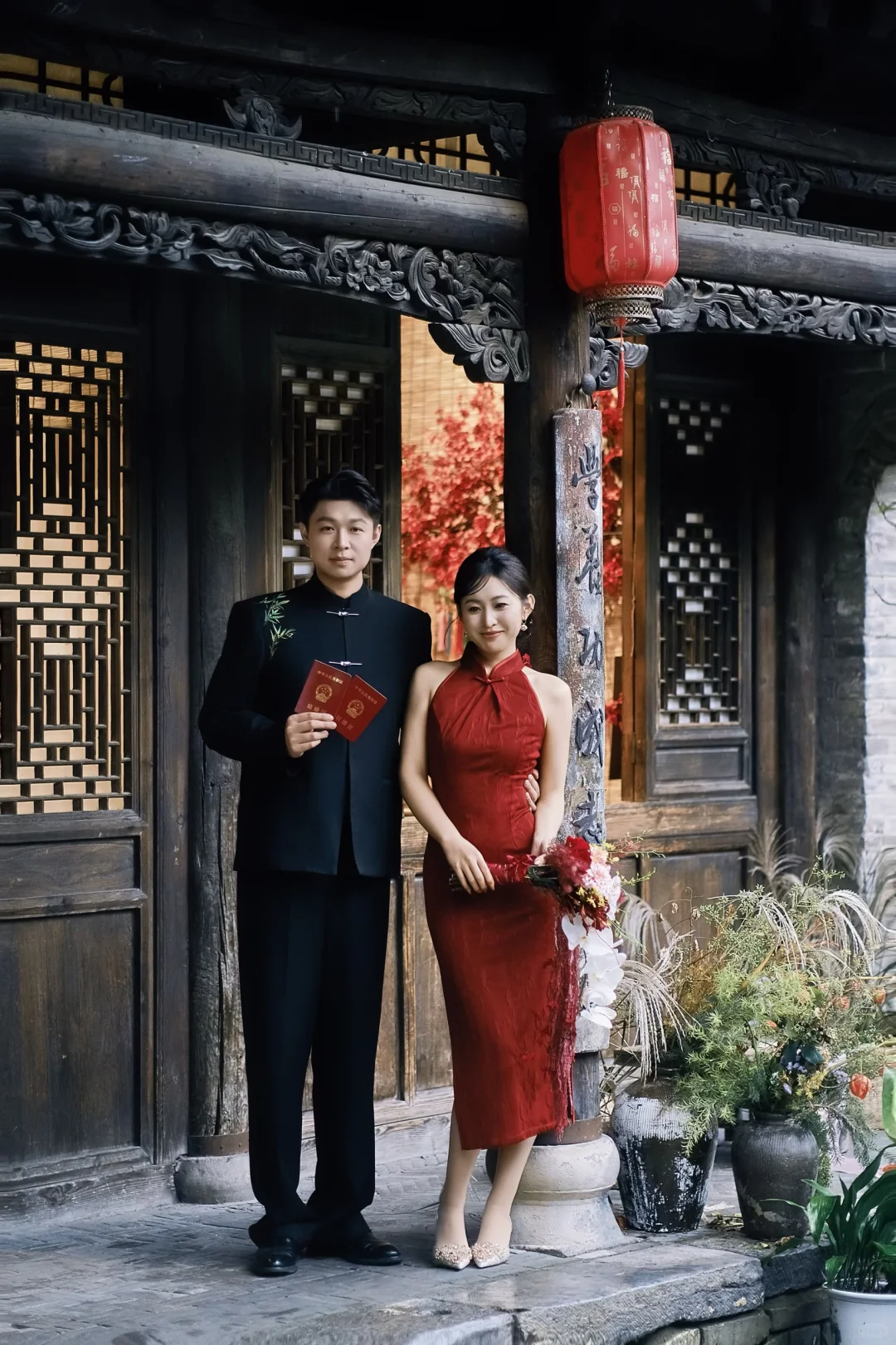 原来穿旗袍去领证更有仪式感