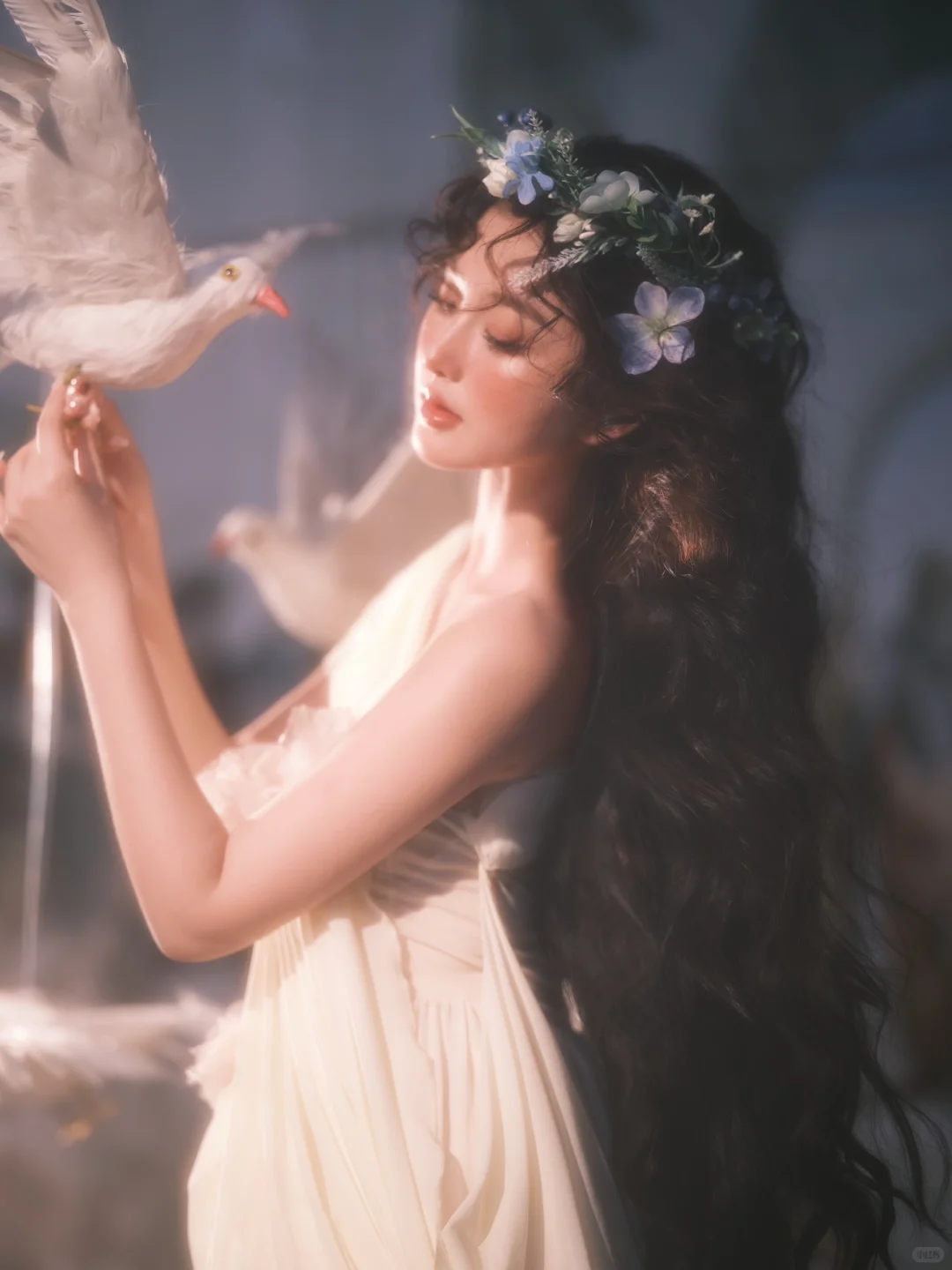 雕塑般的神女…这组拍出了神性！🕊️