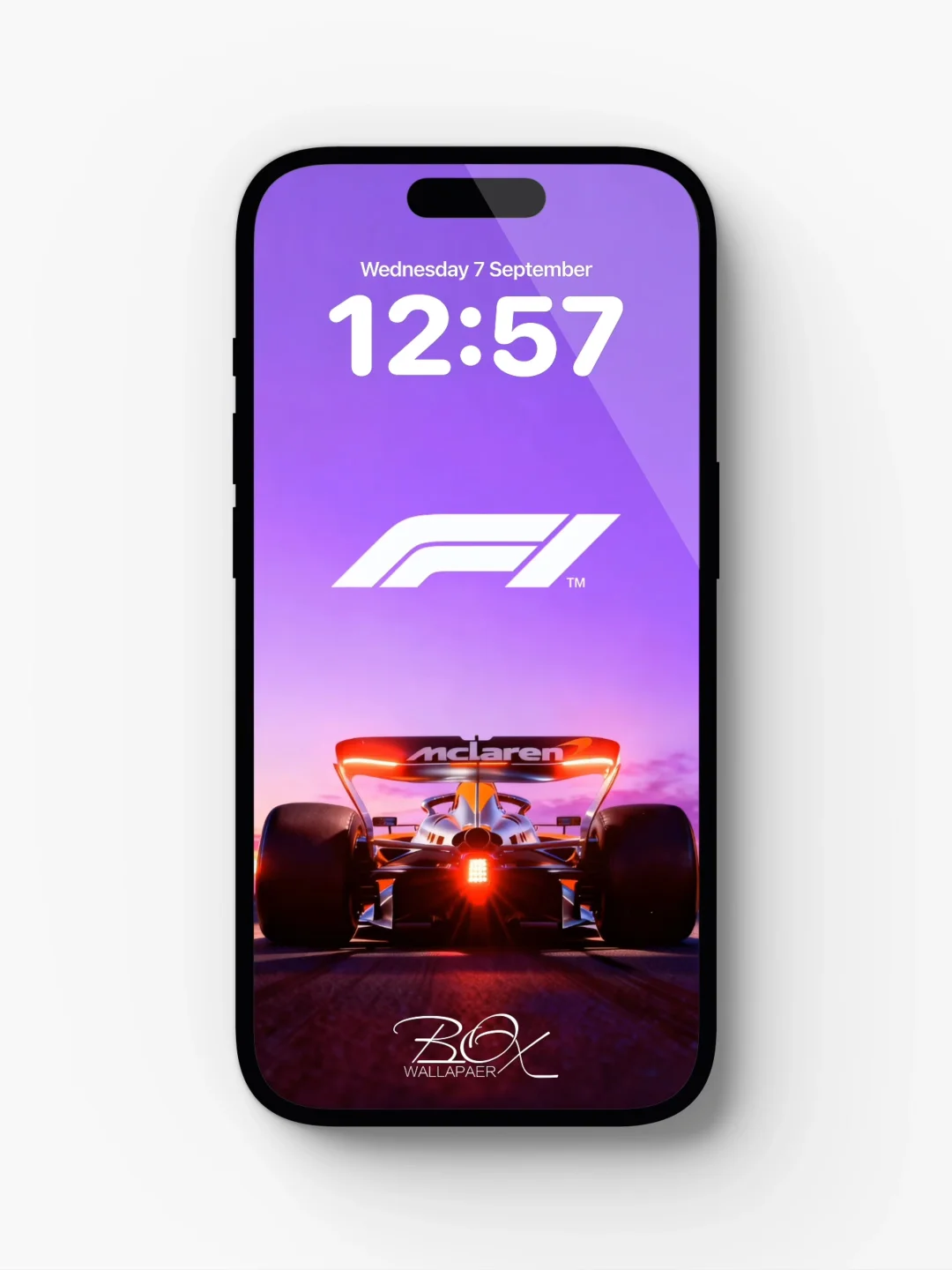 动态壁纸｜F1迈凯伦紫色晚霞里的出场仪式🏎️