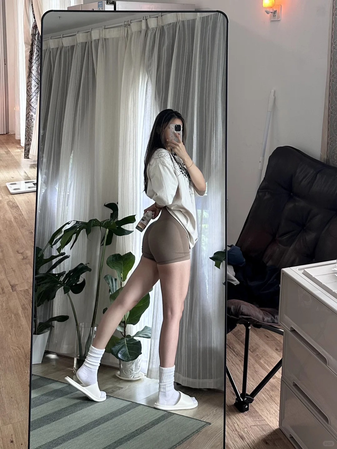 我爱健身后的腿部线条！（live