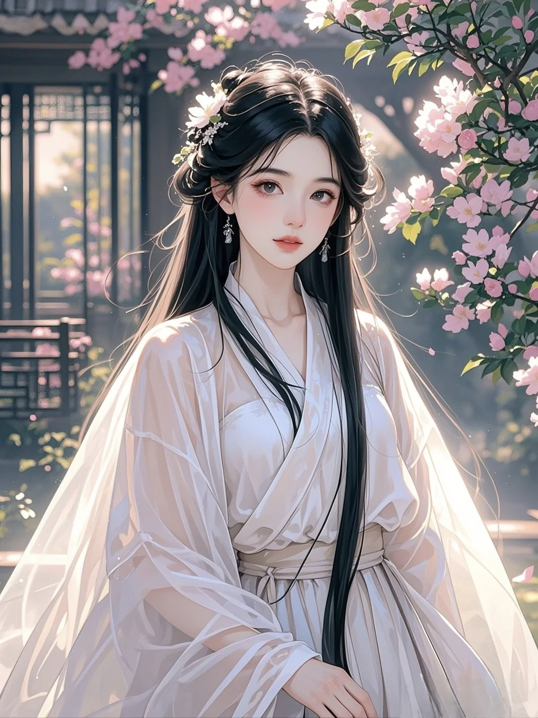 一树花开，一梦花间，一念花落