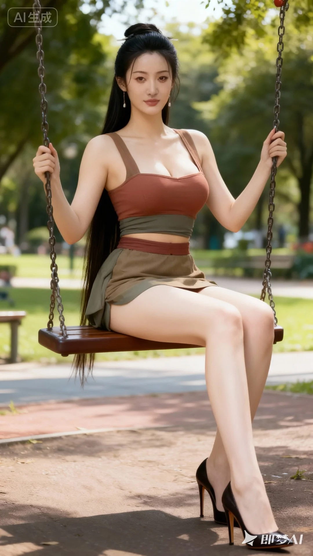 潘金莲嫂子在荡秋千