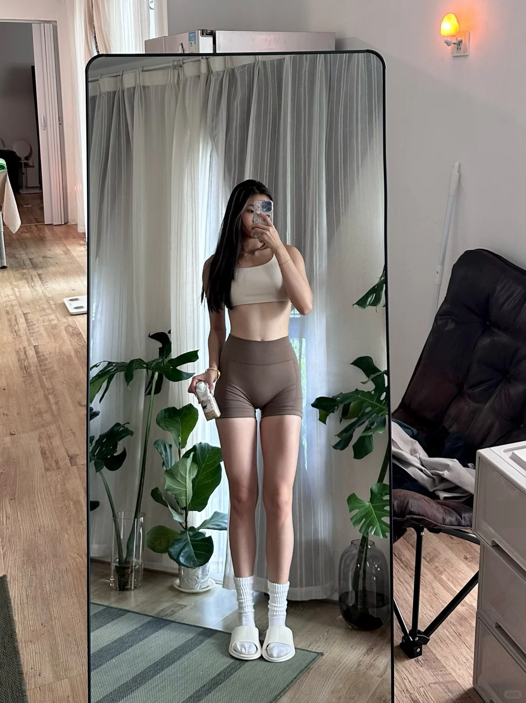 我爱健身后的腿部线条！（live