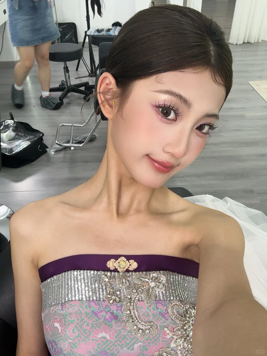 00后大二学生尝试当模特的一天🤗