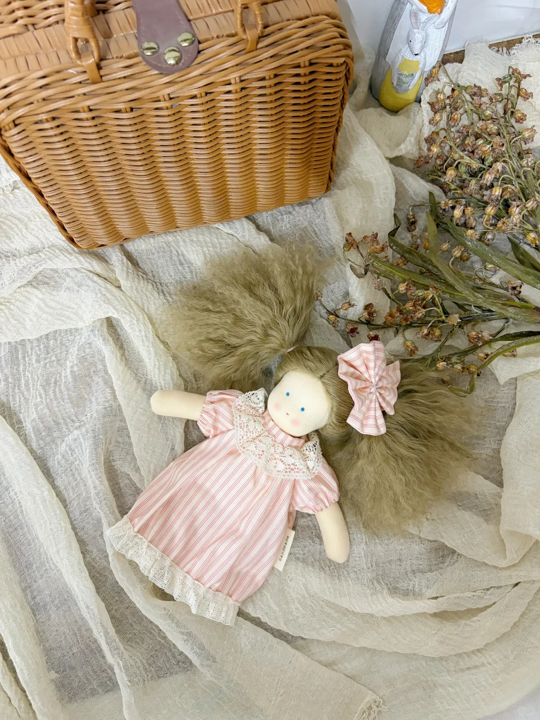 客订|温暖甜美的条纹裙娃娃💒🐻