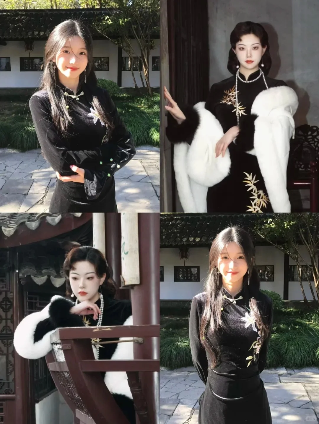 南京今年最出圈的9️⃣款秋冬旗袍合集拍它