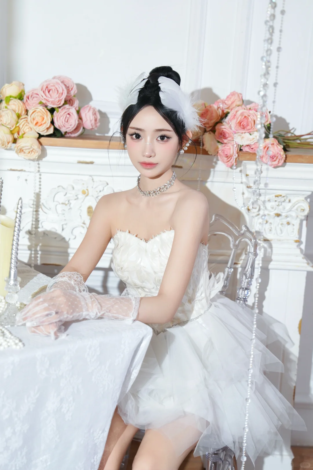 “白色天使 愿神明偏爱”✨