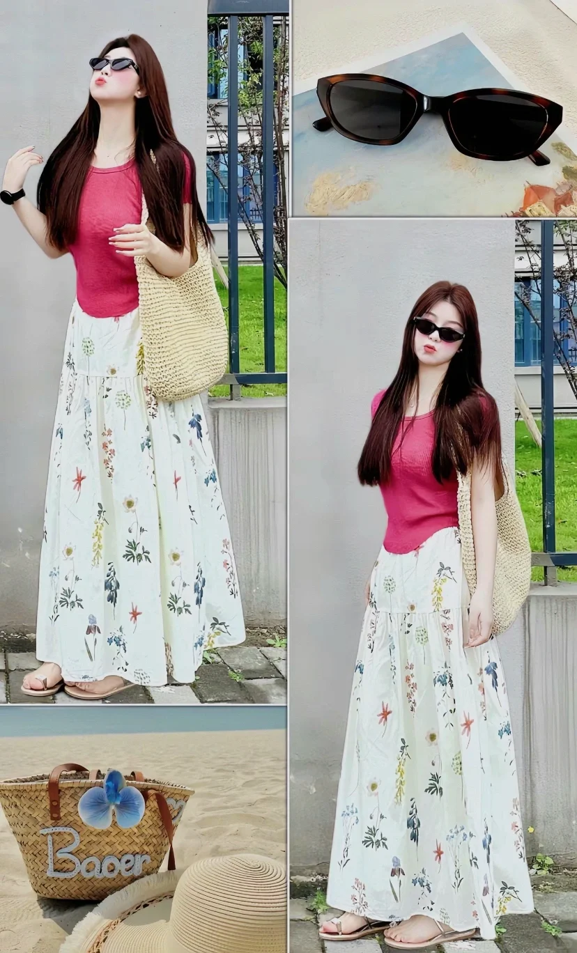 啊啊啊！超喜欢的长裙！🍃🍃